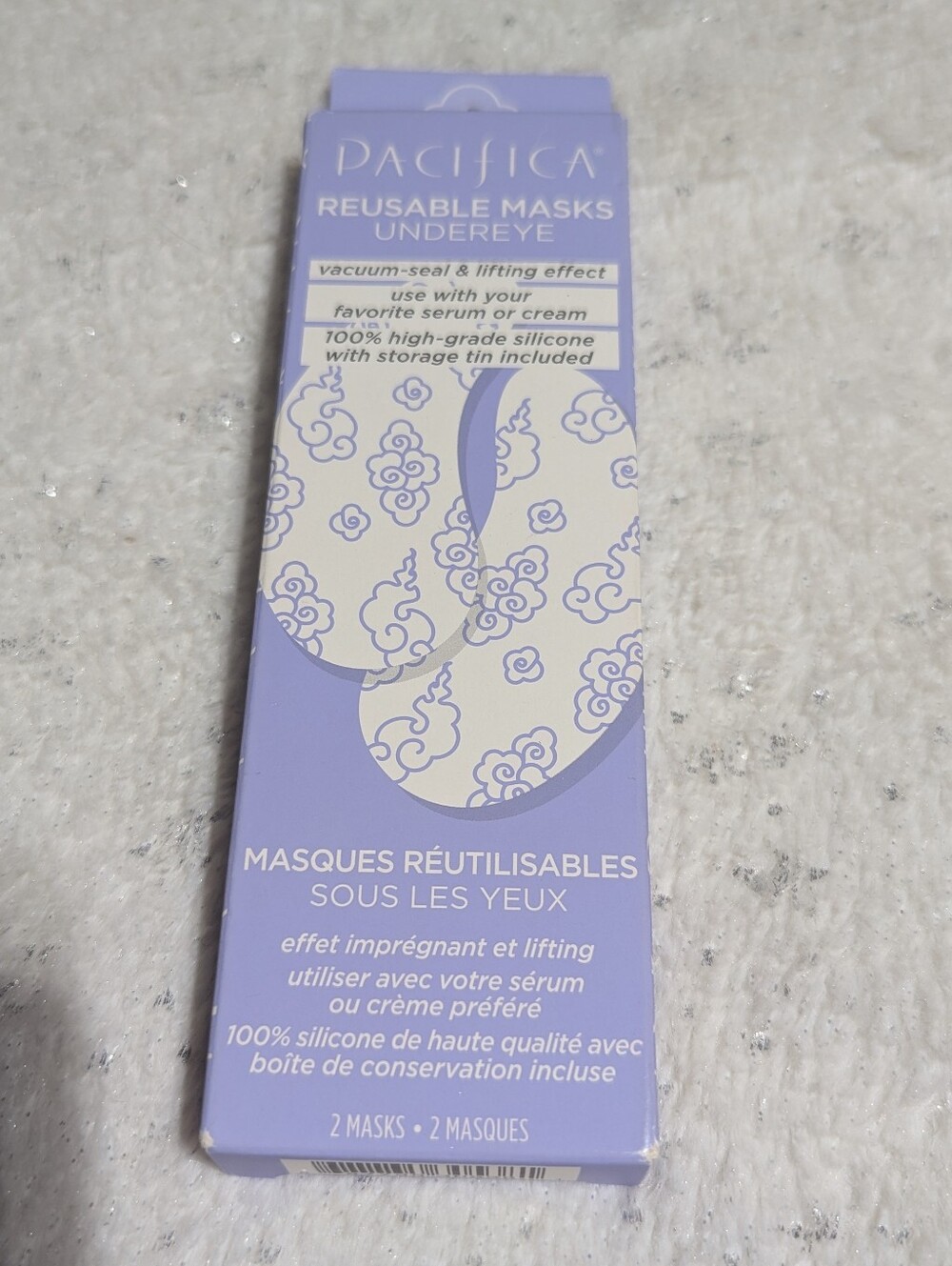 Pacifica Reusable Undereye Silicone Masks Vacuum Seal Lifting Effect